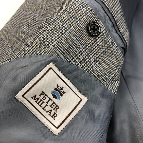 Peter Millar Gray Plaid Blazer - Picture 8 of 16